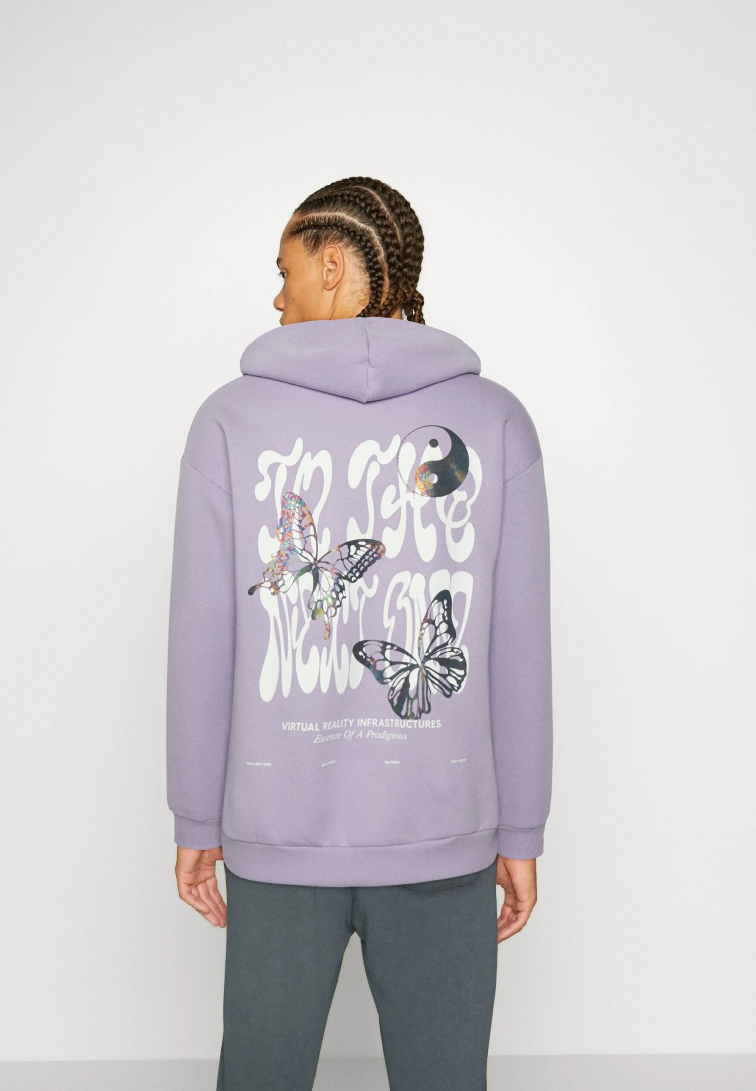 YOURTURN Unisex - Jersey Con Capucha - Lilac 1 YOURTURN Unisex - Jersey Con Capucha - Lilac