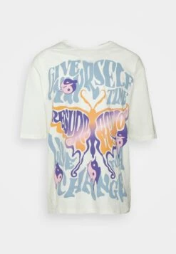 YOURTURN Unisex - Camiseta Estampada - Off-White