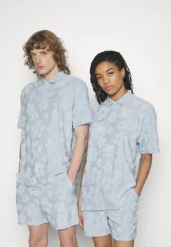 YOURTURN Towelingyt- Polo - 501 - Light Blue