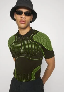 YOURTURN Unisex - Polo - Black/Green -Yourturn a932c9cd3699458d904952ff254a806a