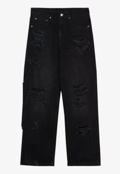 YOURTURN Unisex - Vaqueros Boyfriend - Black Denim 12 YOURTURN Unisex - Vaqueros Boyfriend - Black Denim -Yourturn aec3b15e27ea4eb7b8996ac397aea93a