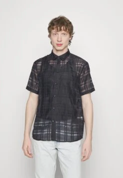 YOURTURN Mesh Shirt - Camisa - Black
