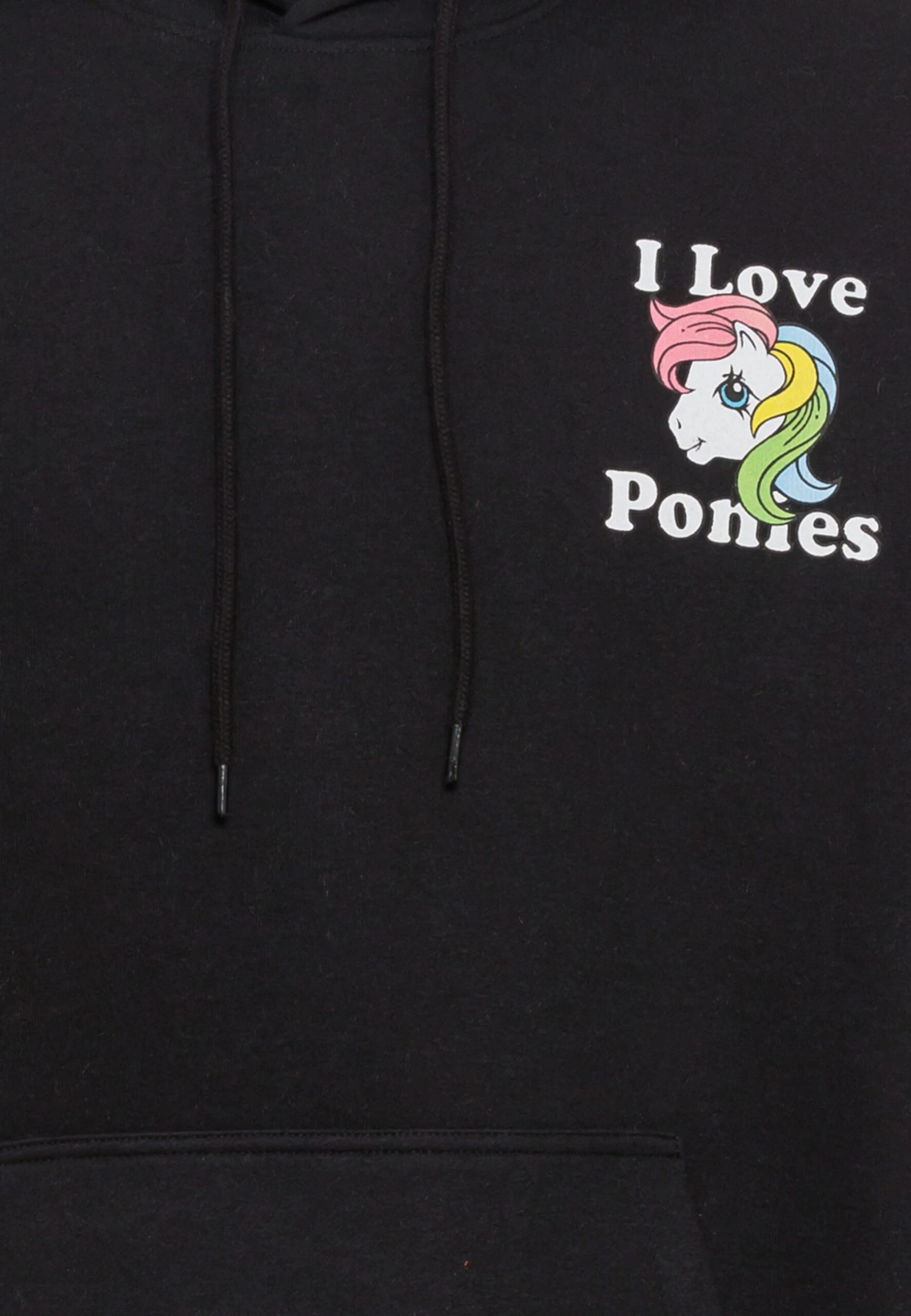 YOURTURN My Little Pony Unisex - Jersey Con Capucha - Black 3 YOURTURN My Little Pony Unisex - Jersey Con Capucha - Black - Imagen 3