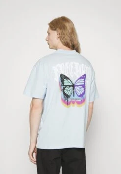 YOURTURN Unisex - Camiseta Estampada - Light Blue