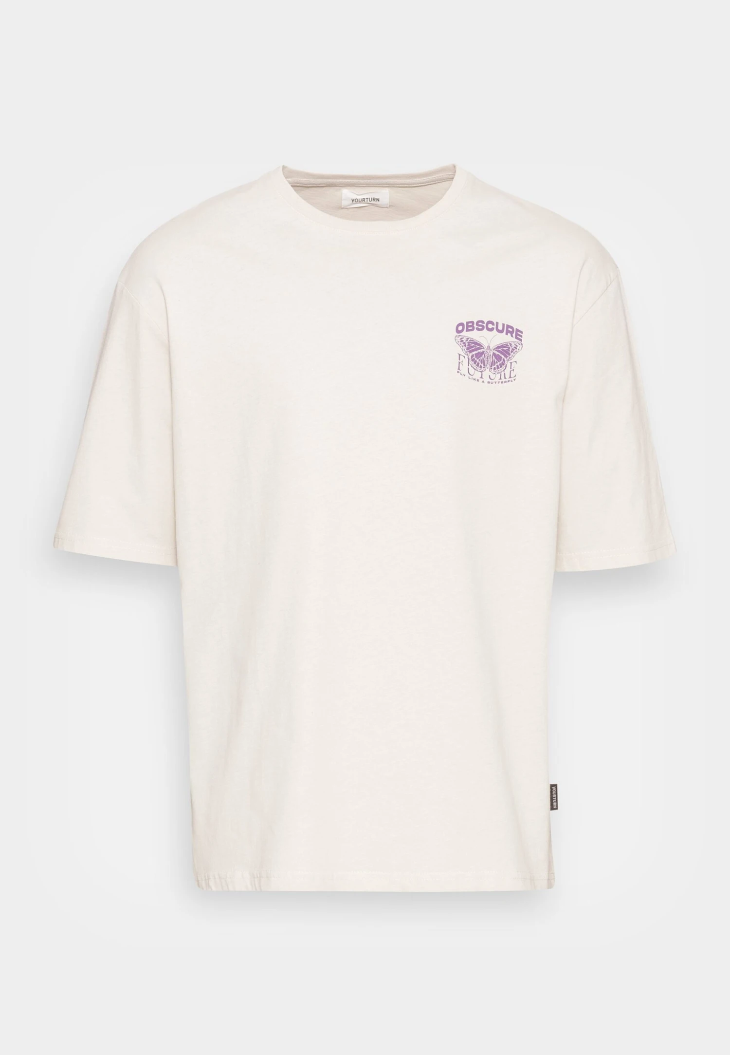 YOURTURN Nostalgia Future Tee Unisex - Camiseta Estampada - Grey 4 YOURTURN Nostalgia Future Tee Unisex - Camiseta Estampada - Grey - Imagen 4