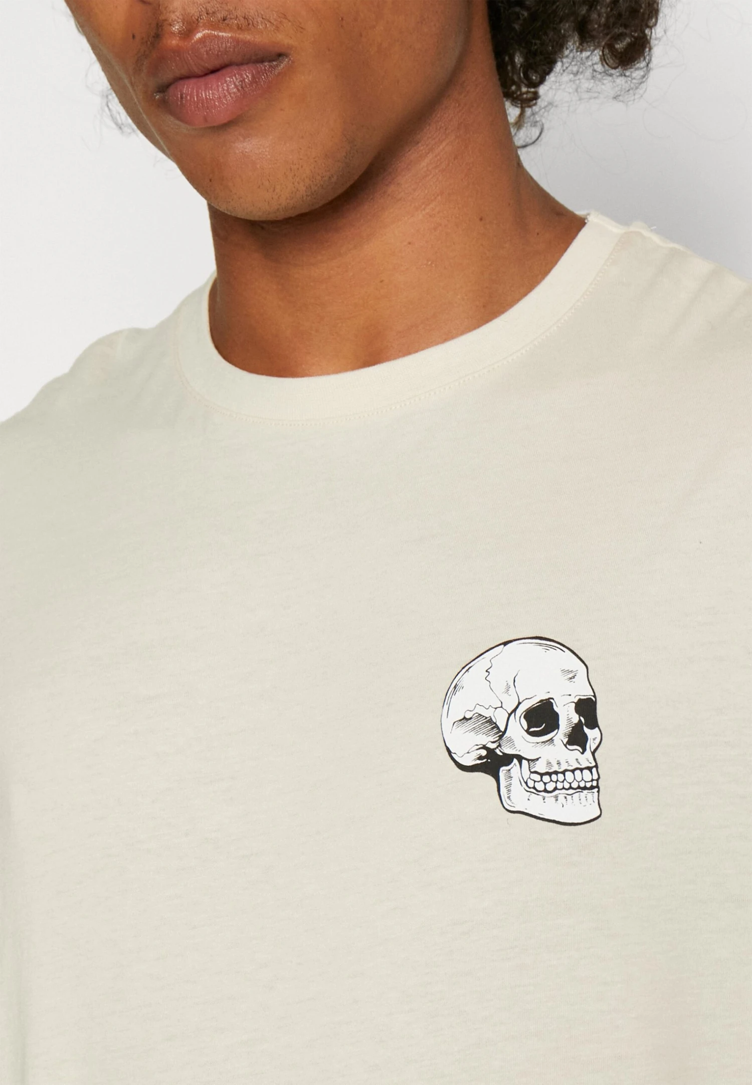 YOURTURN SkullGraphic- Camiseta Estampada - Beige 6 YOURTURN SkullGraphic- Camiseta Estampada - Beige - Imagen 6