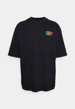 YOURTURN Graphic Tee With Foil Ticket Unisex - Camiseta Estampada - Black