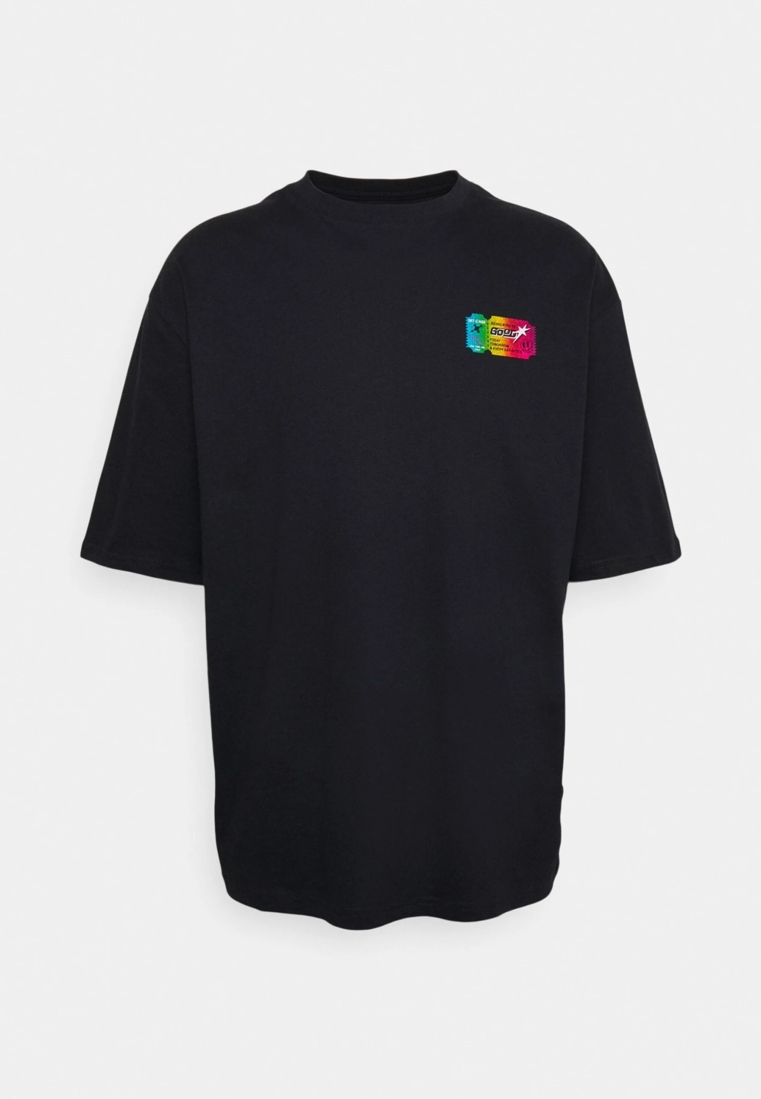 YOURTURN Graphic Tee With Foil Ticket Unisex - Camiseta Estampada - Black 1 YOURTURN Graphic Tee With Foil Ticket Unisex - Camiseta Estampada - Black