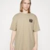 YOURTURN Unisex - Camiseta Estampada - Beige