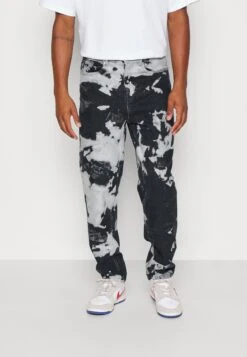 YOURTURN Unisex Moonwash Unisex - Vaqueros Boyfriend - Black