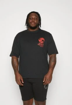 YOURTURN Camiseta Estampada - Black