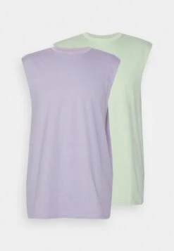 YOURTURN Unisex 2 Pack - Top - Lilac/Light Green 14 YOURTURN Unisex 2 Pack - Top - Lilac/Light Green -Yourturn d2e0315a2c7747039305747e997ed191
