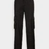 YOURTURN Unisex - Pantalones Cargo - Black