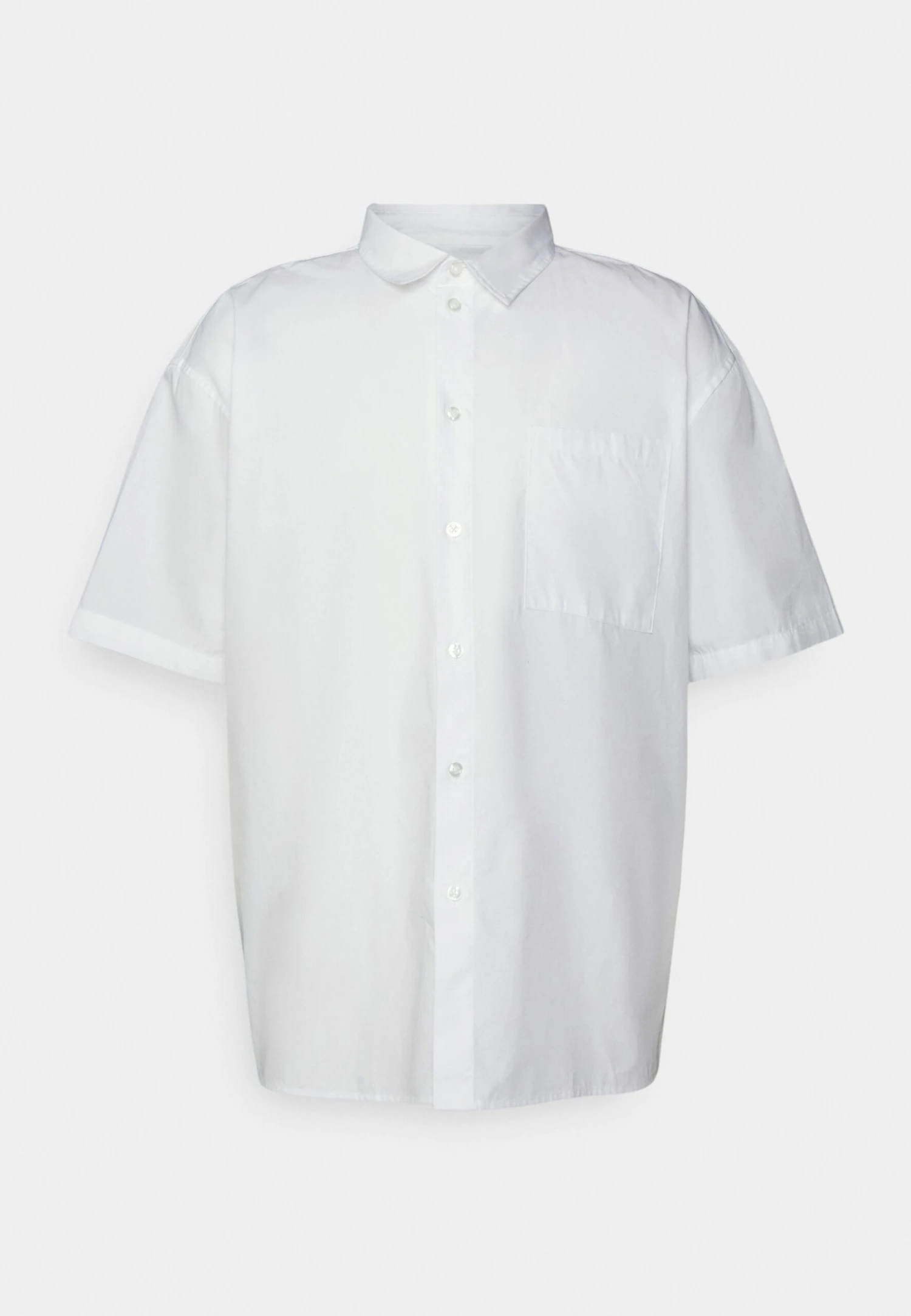 YOURTURN Plain Boxi Fit Unisex - Camisa -White 5 YOURTURN Plain Boxi Fit Unisex - Camisa -White - Imagen 5