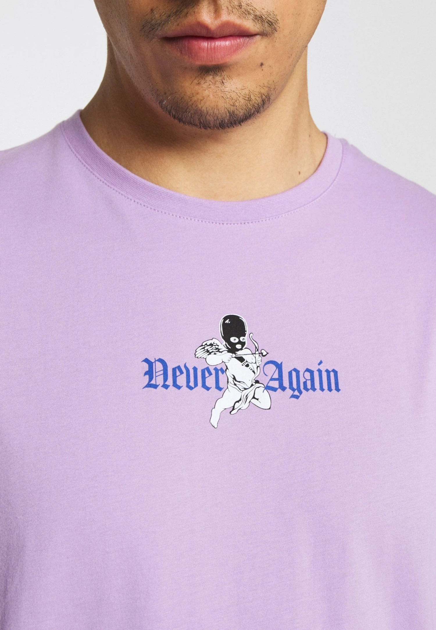 YOURTURN Oversize Unisex - Camiseta Estampada - Lilac 6 YOURTURN Oversize Unisex - Camiseta Estampada - Lilac - Imagen 6
