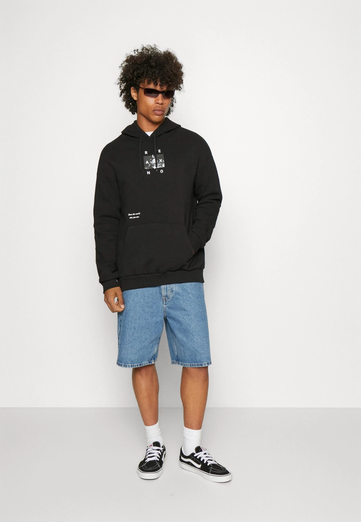 YOURTURN Yt-Zi-0122-0413Relaxed Hoodie / 802 - Black - Jersey Con Capucha - 802 - Black 2 YOURTURN Yt-Zi-0122-0413Relaxed Hoodie / 802 - Black - Jersey Con Capucha - 802 - Black - Imagen 2