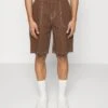 YOURTURN Unisex - Shorts Vaqueros - Brown