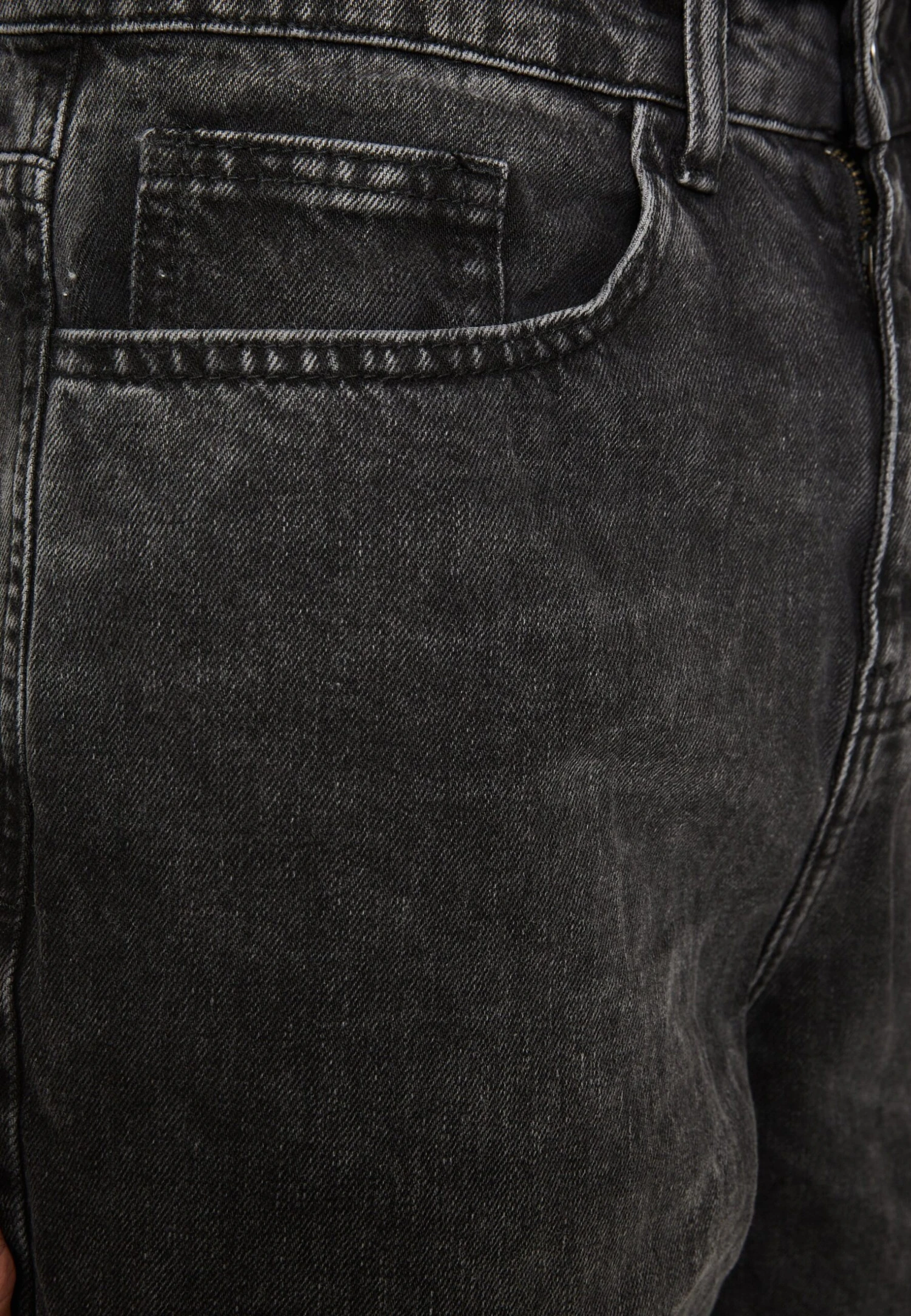 YOURTURN Unisex - Vaqueros Boyfriend - Black 4 YOURTURN Unisex - Vaqueros Boyfriend - Black - Imagen 4