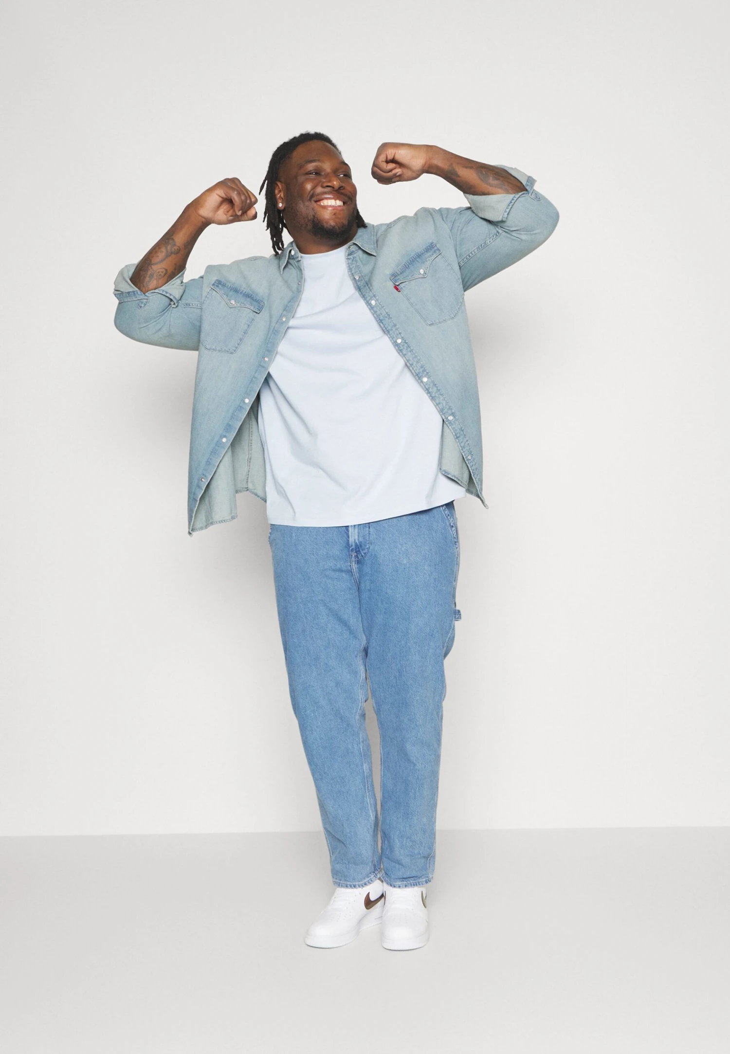 YOURTURN Unisex 2 Pack- Camiseta Básica - Light Blue/Dark Blue 1 YOURTURN Unisex 2 Pack- Camiseta Básica - Light Blue/Dark Blue