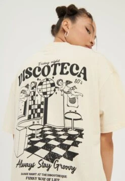 YOURTURN Unisex - Camiseta Estampada - Mottled Light Brown -Yourturn effd2747a979496f960042514358cad9