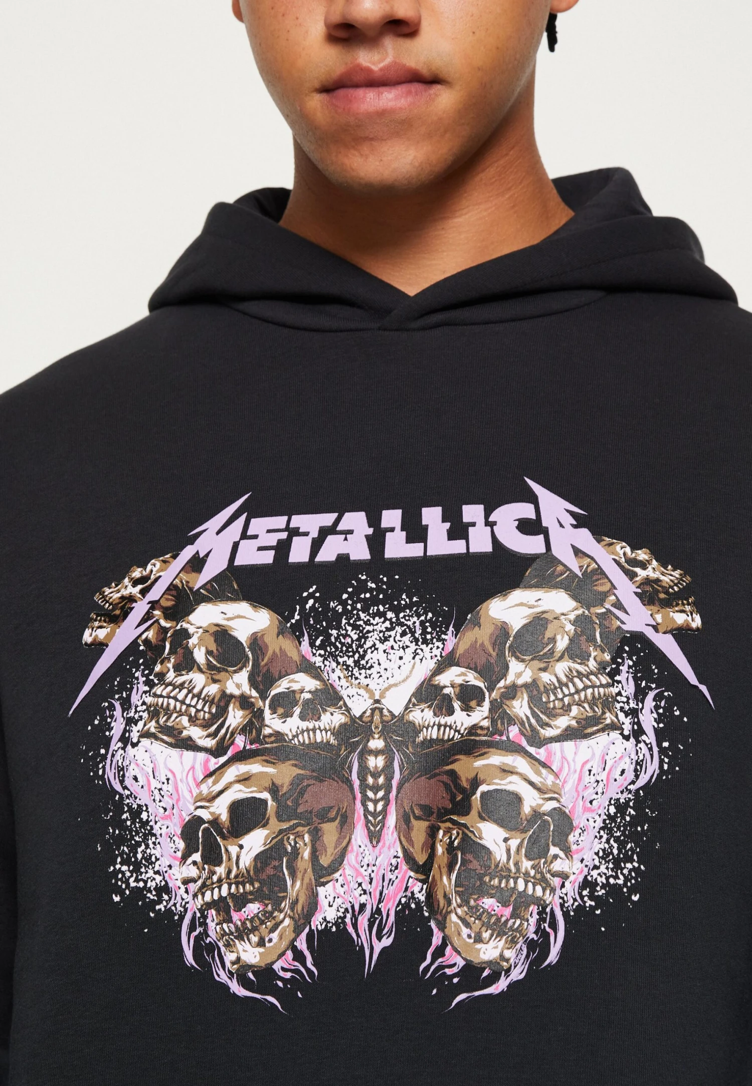 YOURTURN Metallica Unisex - Jersey Con Capucha - Black 6 YOURTURN Metallica Unisex - Jersey Con Capucha - Black - Imagen 6