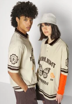 YOURTURN Unisex - Polo - Off-White -Yourturn f864bebbaad8433380d69100bbbe5644