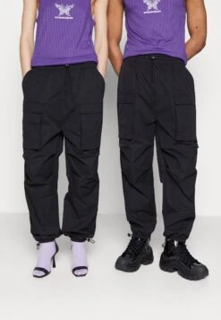 YOURTURN Unisex - Pantalones Cargo - Black