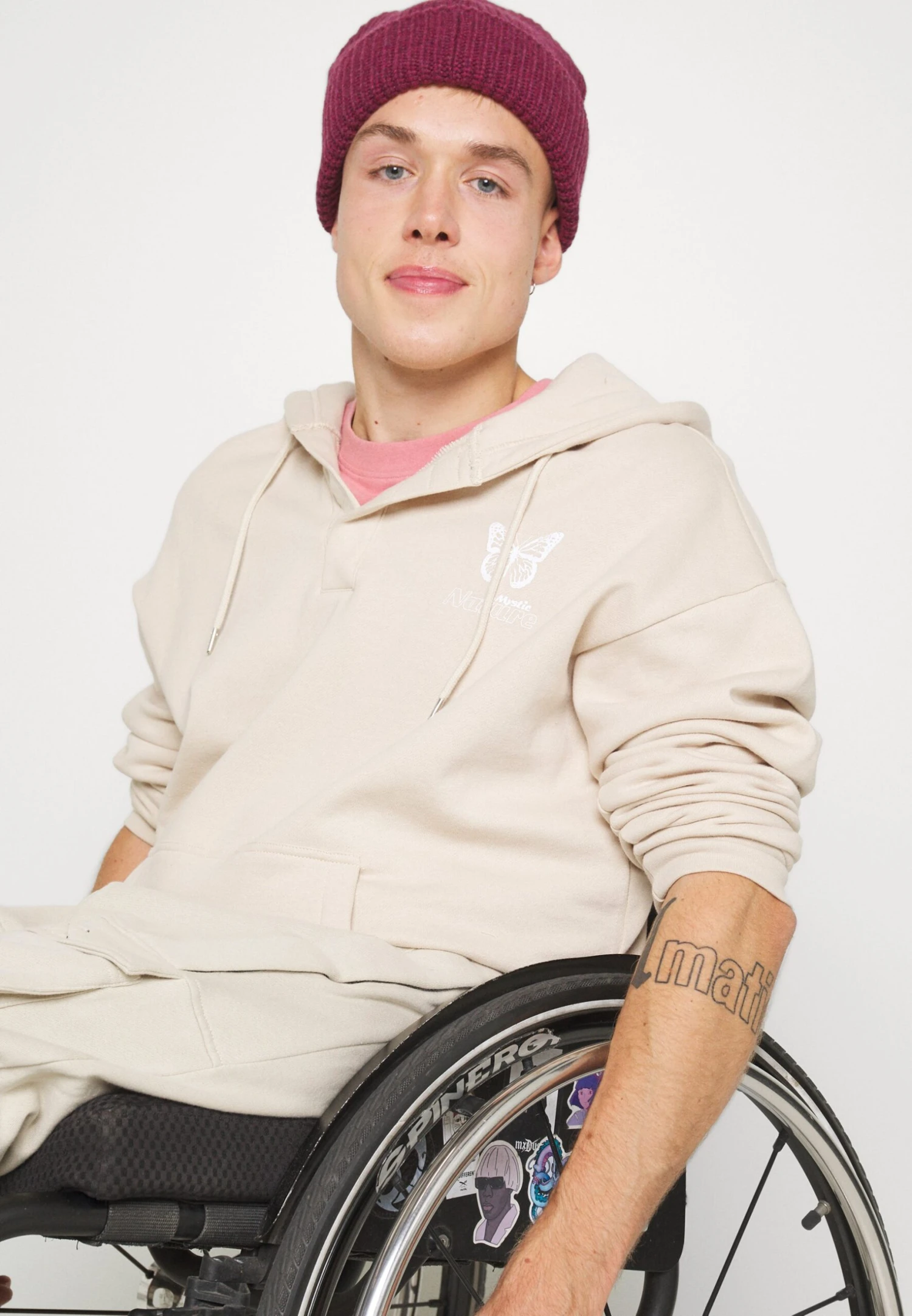 YOURTURN Unisex - Sudadera - Beige 7 YOURTURN Unisex - Sudadera - Beige - Imagen 7