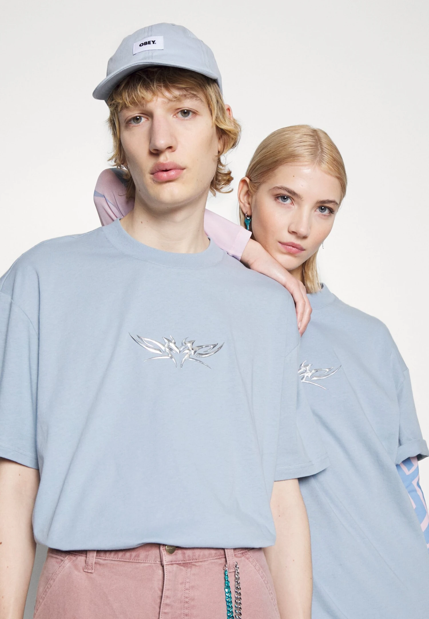 YOURTURN Camiseta Estampada - Light Blue 4 YOURTURN Camiseta Estampada - Light Blue - Imagen 4